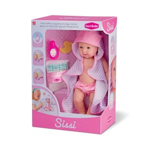Brinquedo  boneca sissi banho 606