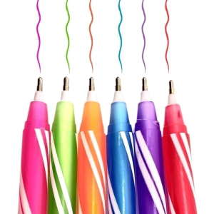 Caneta esferográfica twist colors c/24 pçs 1,0mm 6262 g-1262 Goller