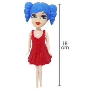 Brinquedo boneca c/ acessórios c/12 pçs 7574 altimix